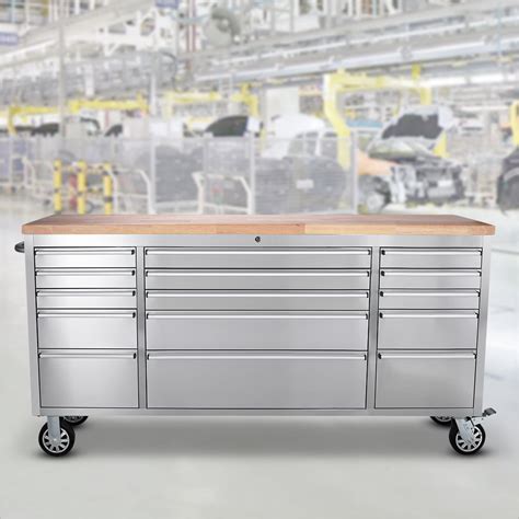 72 inch stainless steel tool box|72'' rolling tool box.